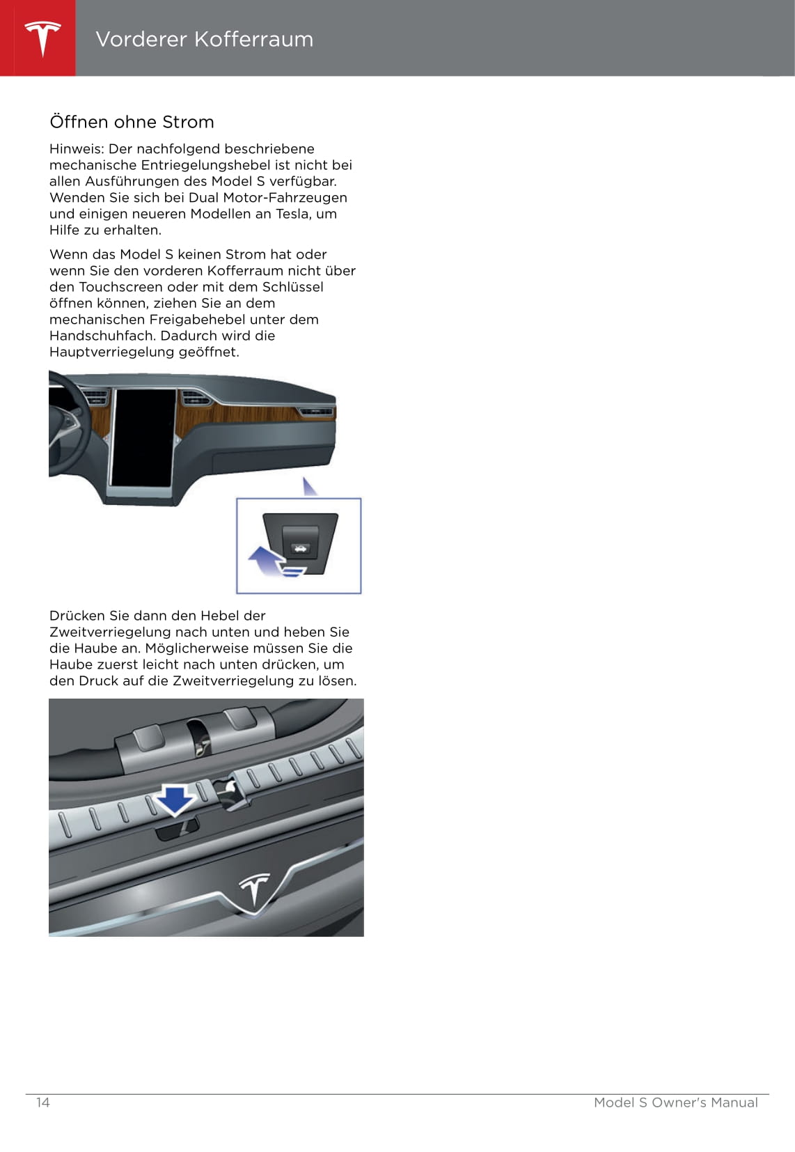 2016-2019 Tesla Model S Gebruikershandleiding | Duits