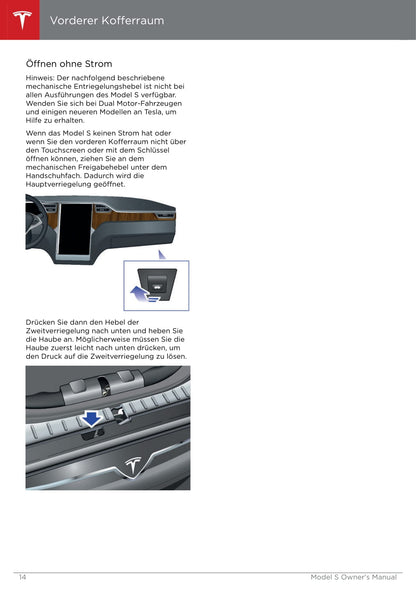 2016-2019 Tesla Model S Gebruikershandleiding | Duits