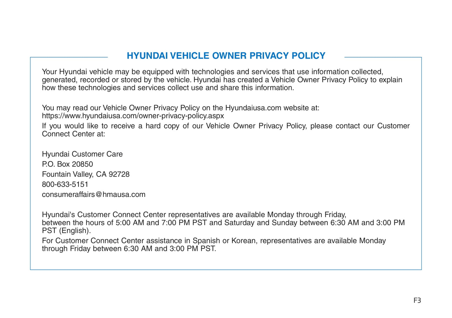 2018-2019 Hyundai Tucson Gebruikershandleiding | Engels