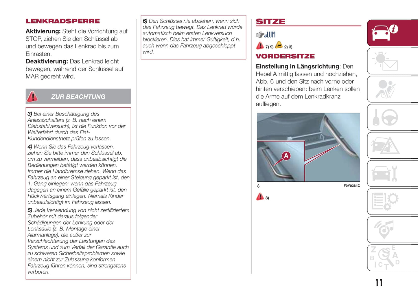 2015-2016 Fiat 500L Gebruikershandleiding | Duits