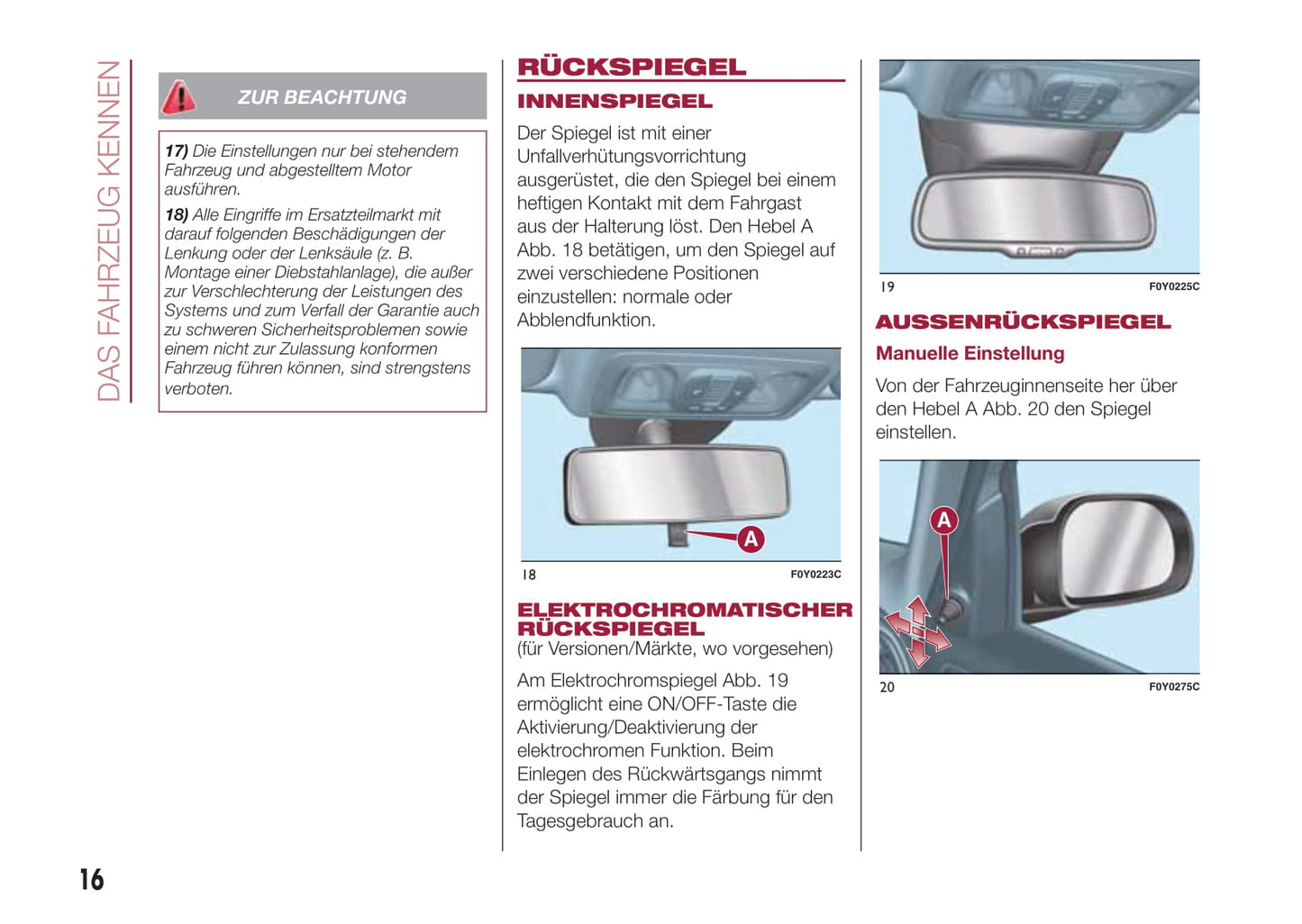 2015-2016 Fiat 500L Gebruikershandleiding | Duits