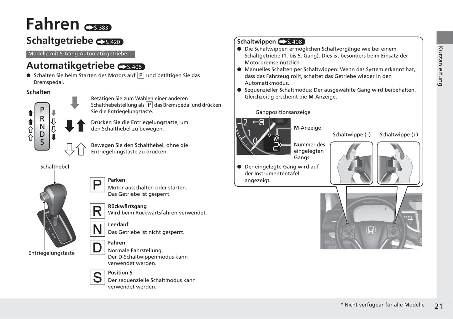 2017-2018 Honda CR-V Gebruikershandleiding | Duits