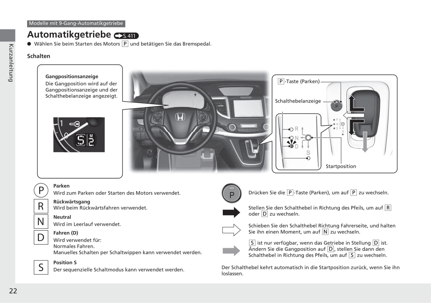 2017-2018 Honda CR-V Gebruikershandleiding | Duits