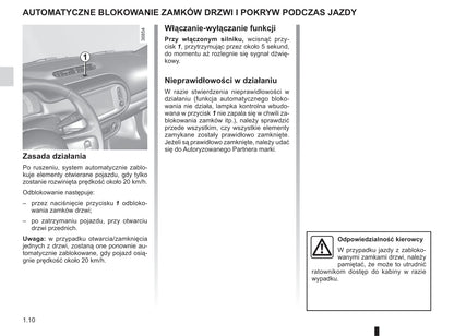 2018-2019 Renault Twingo Owner's Manual | Polish