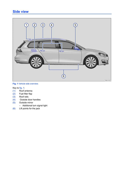 2013-2017 Volkswagen Golf Manuel du propriétaire | Anglais