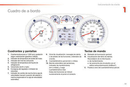 2016-2018 Peugeot 508/508 RXH Owner's Manual | Spanish