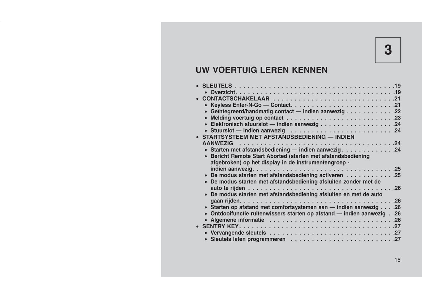 2013-2016 Jeep Compass Gebruikershandleiding | Nederlands