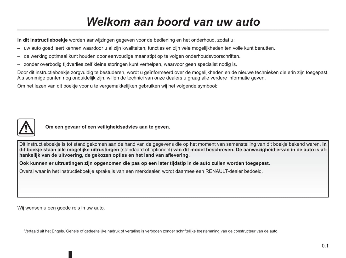2018-2019 Renault Talisman Gebruikershandleiding | Nederlands