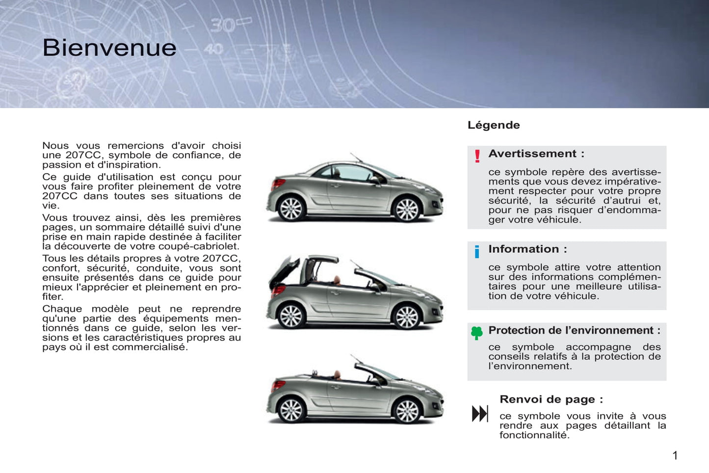 2014-2015 Peugeot 207 CC Gebruikershandleiding | Frans