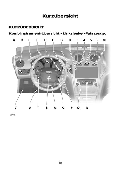 2007-2008 Ford Mondeo Owner's Manual | German