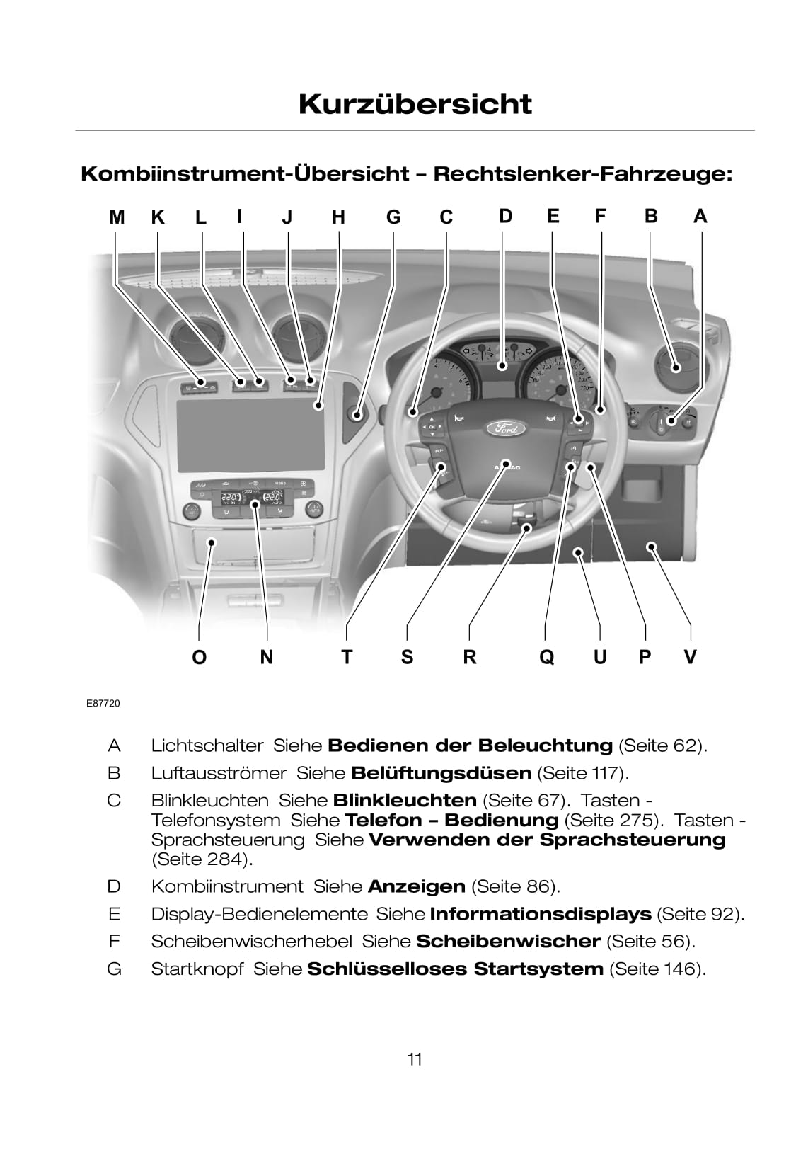 2007-2008 Ford Mondeo Owner's Manual | German