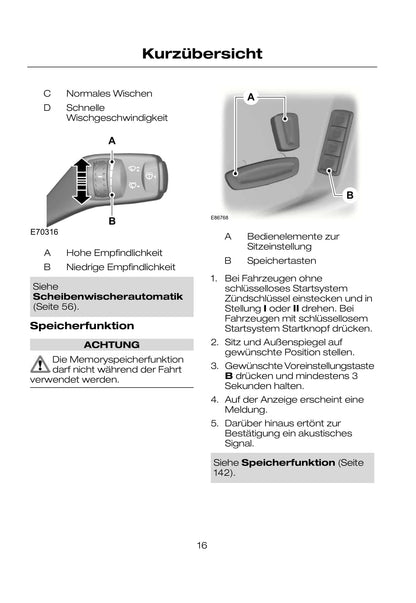 2007-2008 Ford Mondeo Owner's Manual | German