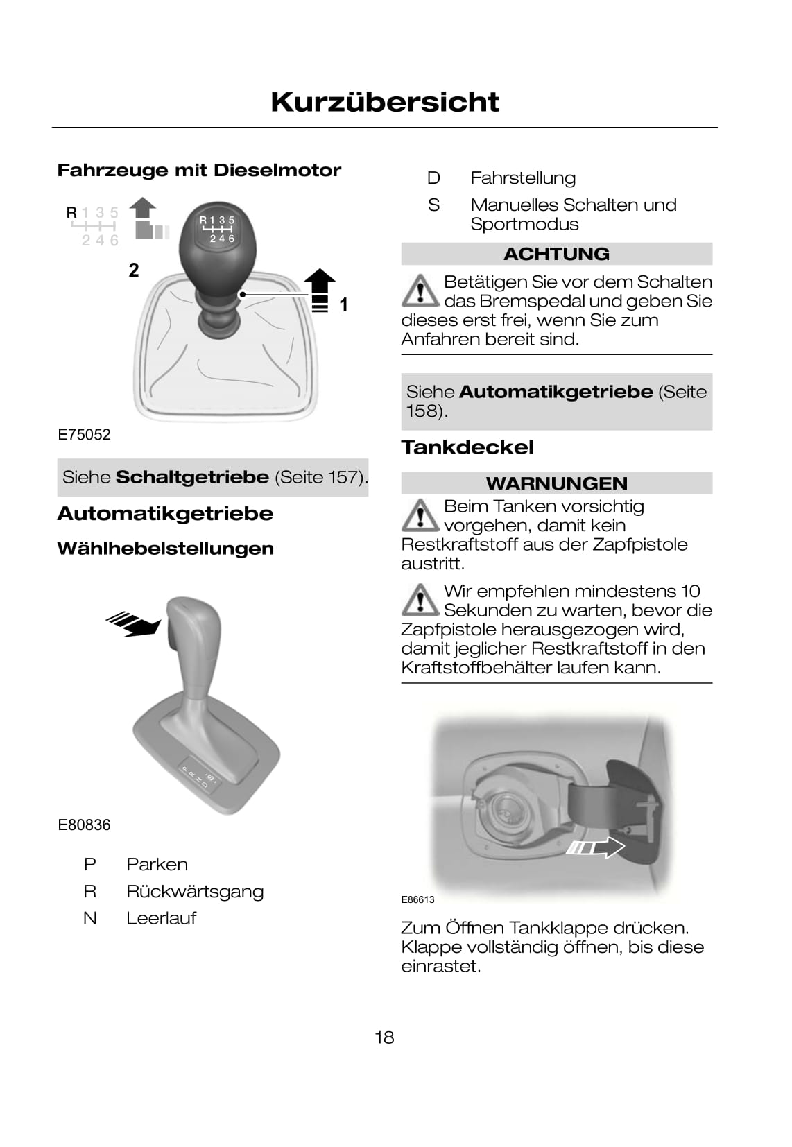 2007-2008 Ford Mondeo Owner's Manual | German