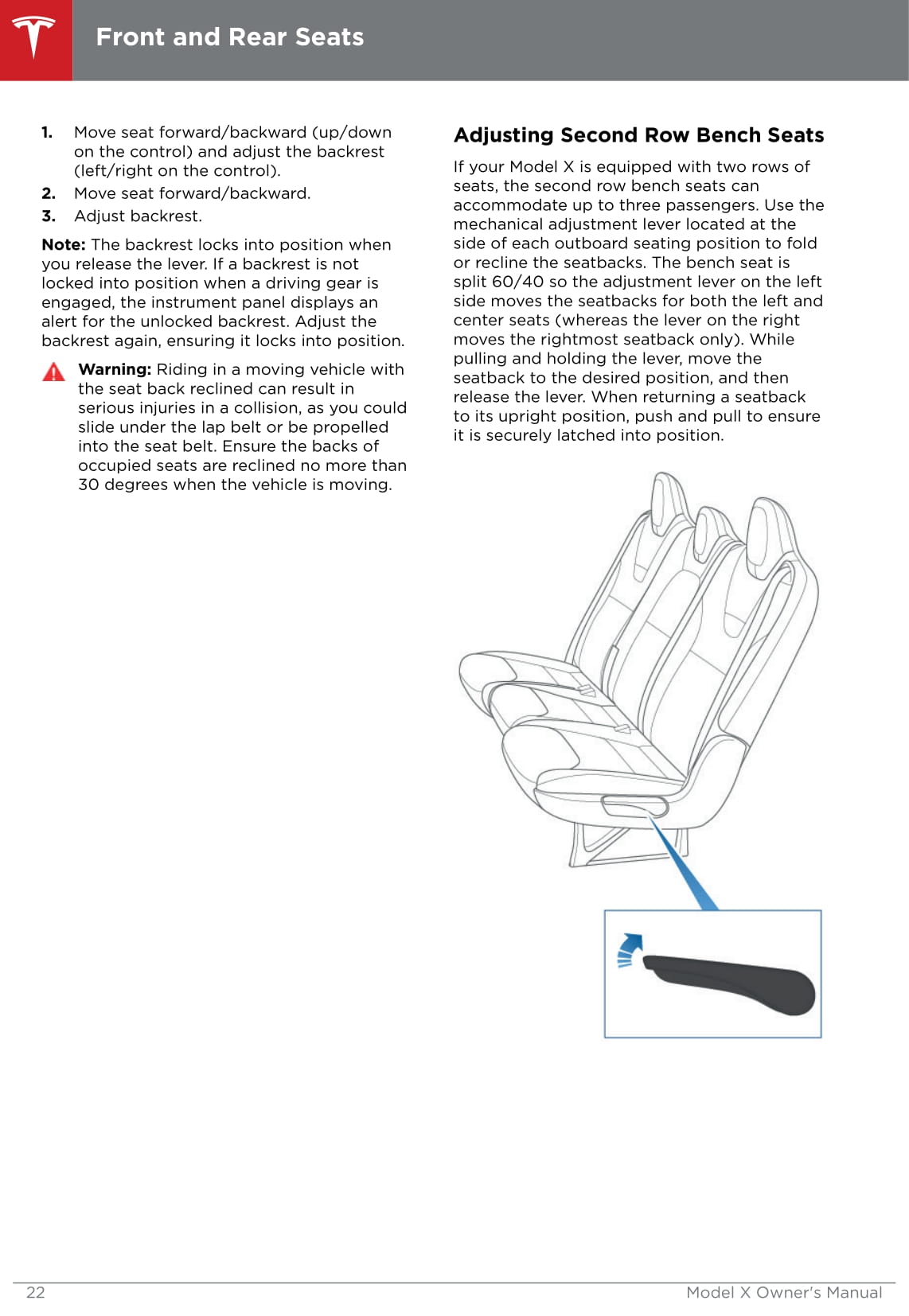 2016-2019 Tesla Model X Owner's Manual | English