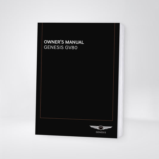 2021 Genesis GV80 Gebruikershandleiding | Engels