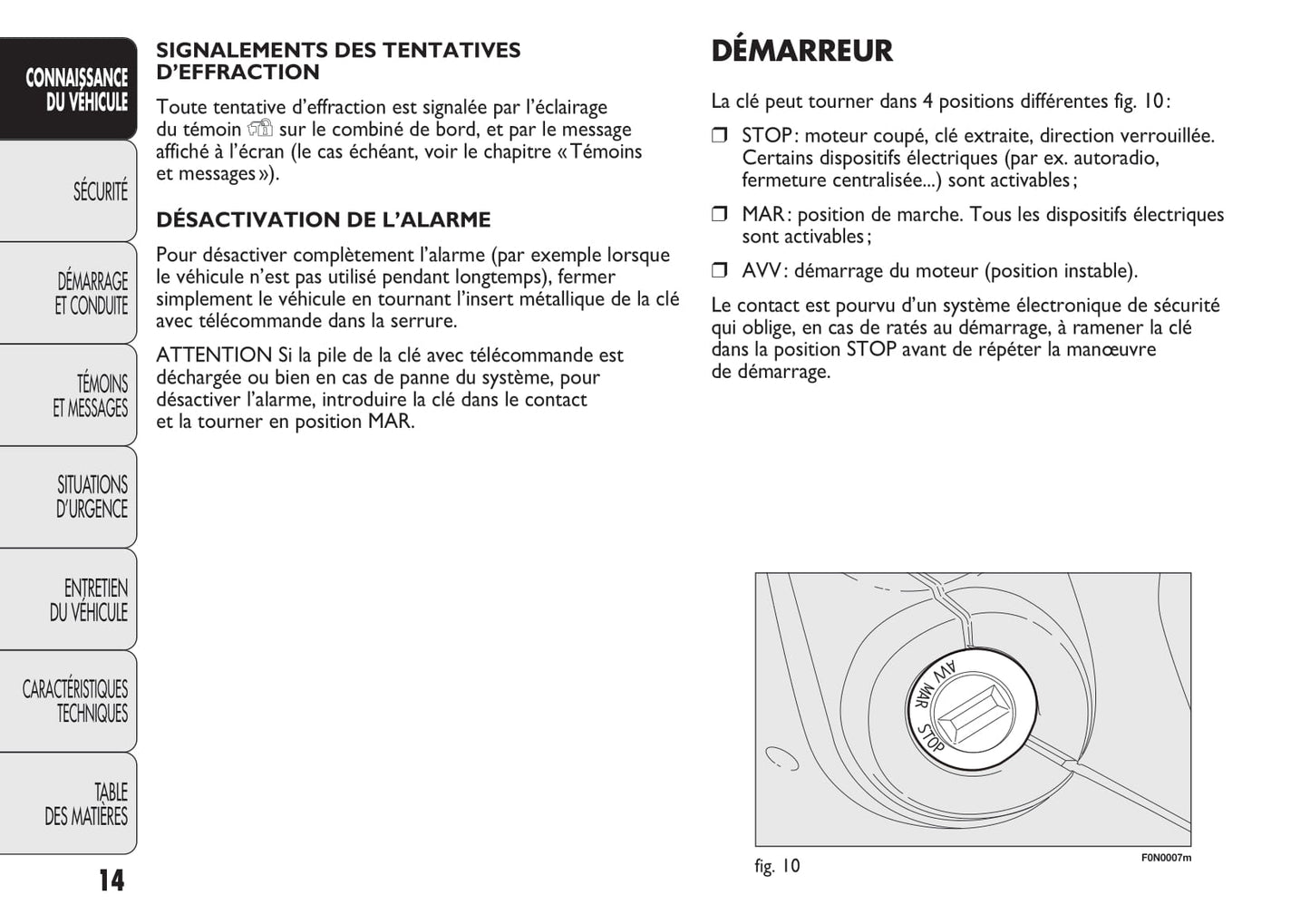 2013-2014 Fiat Ducato/Ducato Euro 4 Owner's Manual | French