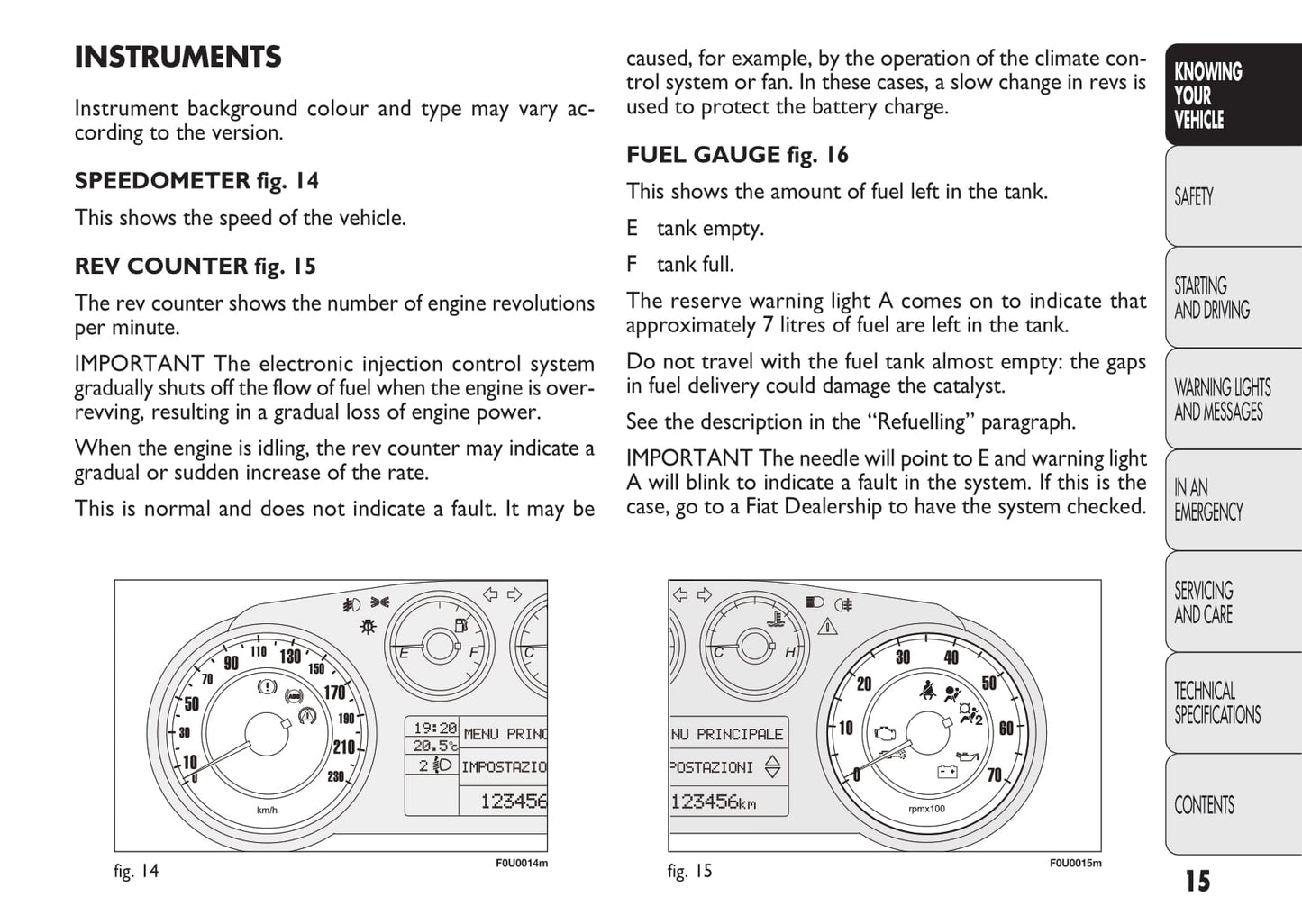 2010-2011 Fiat Punto Evo Owner's Manual | English