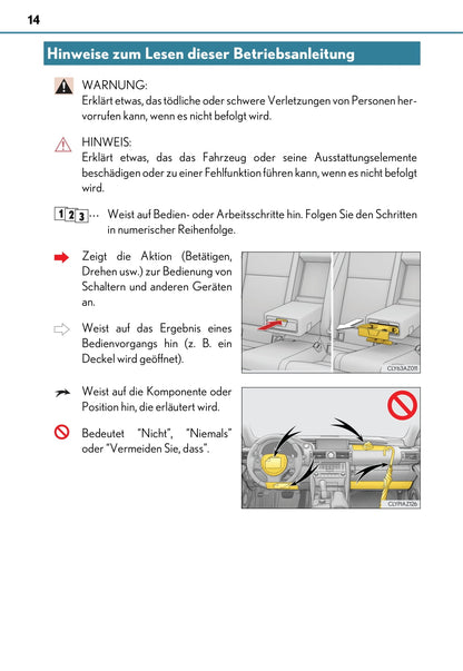 2018-2019 Lexus IS 300h Owner's Manual | German