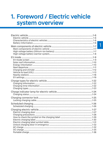2021-2023 Hyundai Ioniq 5 Gebruikershandleiding | Engels