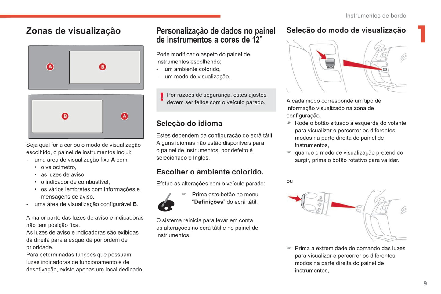 2018-2021 Citroën C4 Spacetourer/Grand C4 Spacetourer Owner's Manual | Português