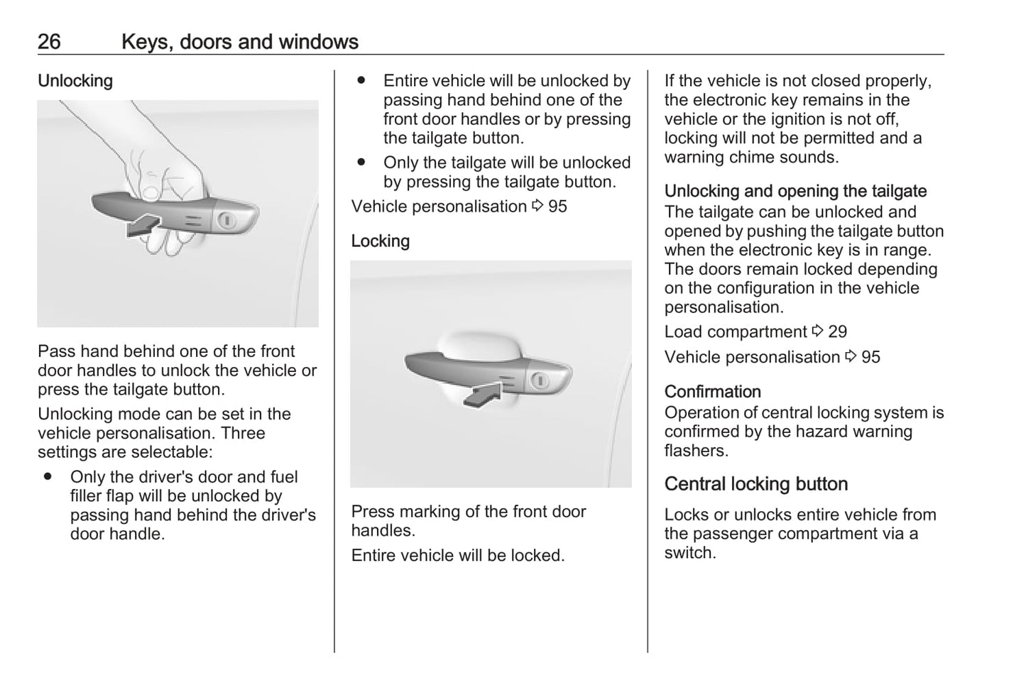 2019 Opel Crossland X Owner's Manual | English