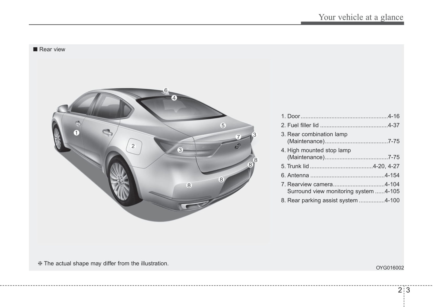 2017 Kia Cadenza Owner's Manual | English