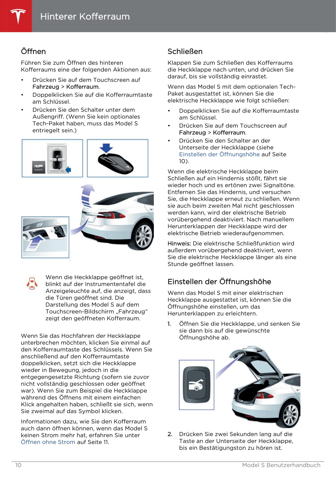 2013-2016 Tesla Model S Gebruikershandleiding | Duits