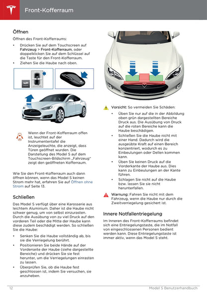 2013-2016 Tesla Model S Gebruikershandleiding | Duits