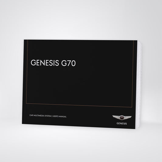 Genesis G70 Multimedia System Gebruikershandleiding 2019