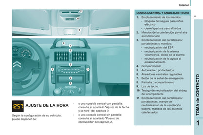 2011-2012 Citroën Jumpy Atlante Owner's Manual | Spanish