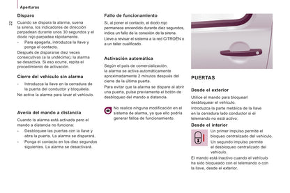 2011-2012 Citroën Jumpy Atlante Owner's Manual | Spanish