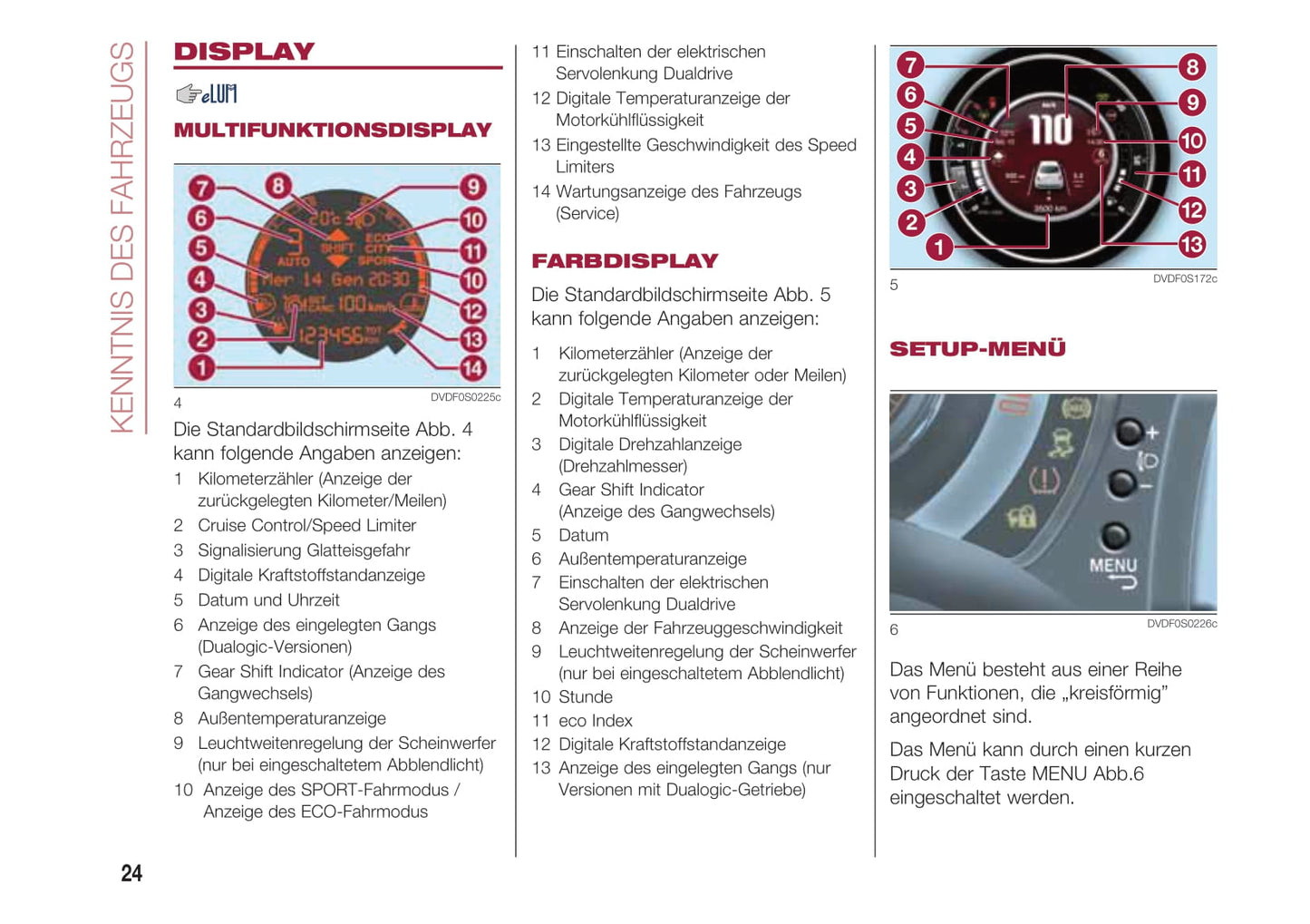 2015-2018 Fiat 500C Gebruikershandleiding | Duits