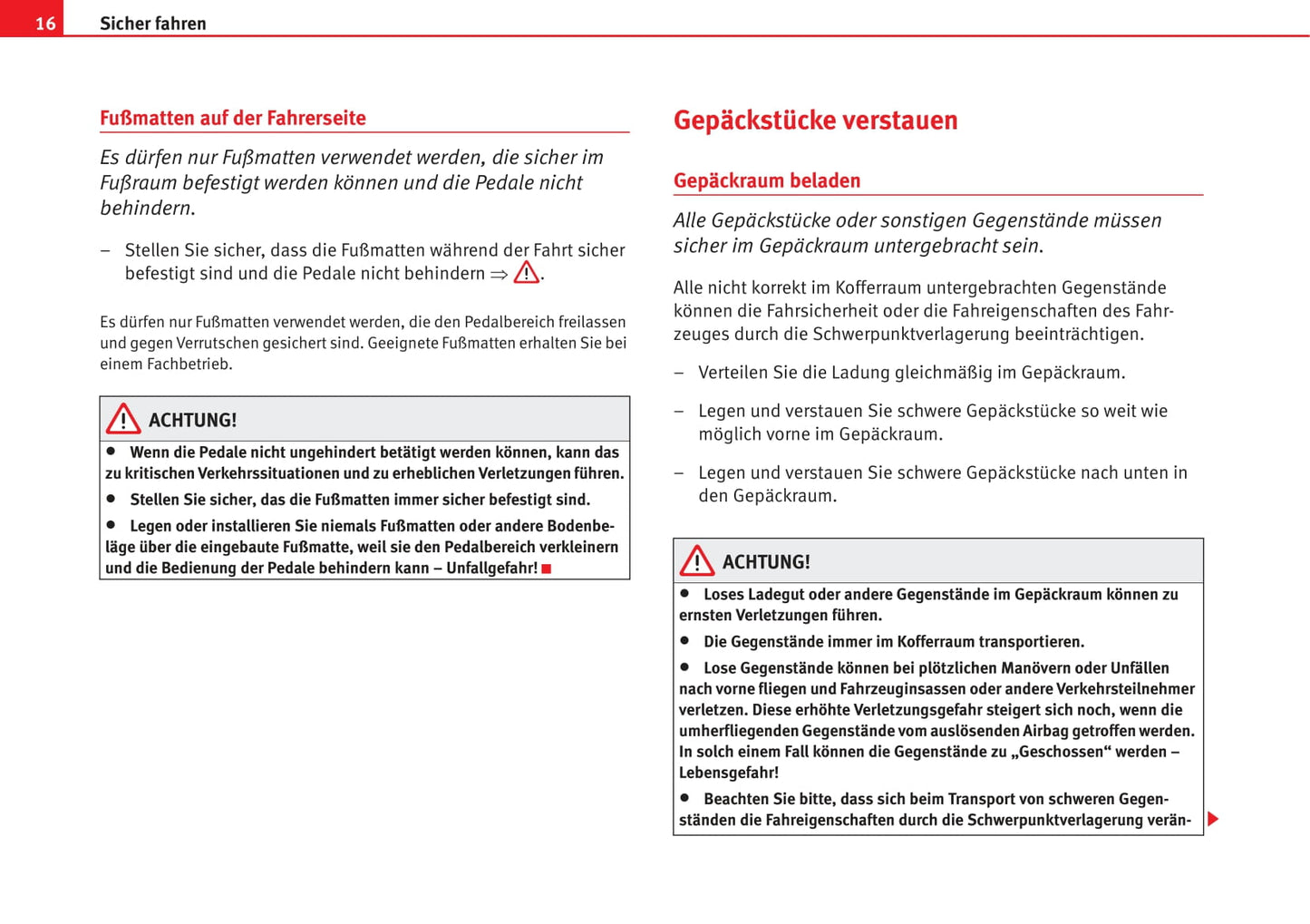 2006-2009 Seat Cordoba Gebruikershandleiding | Duits