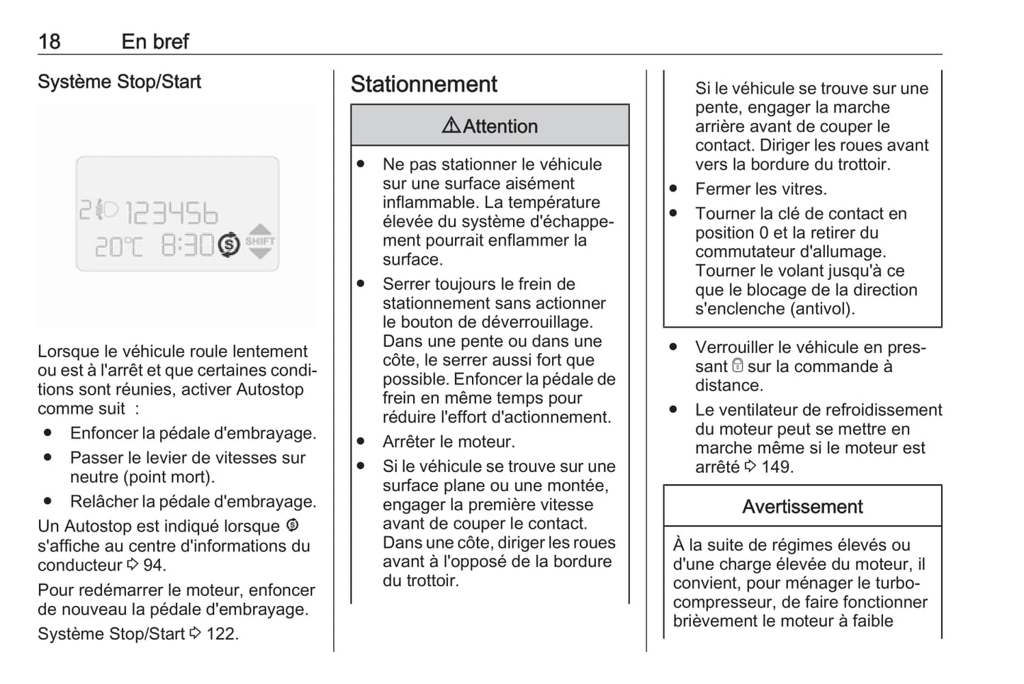 2017 Opel Combo Owner's Manual | French