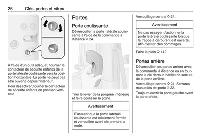 2017 Opel Combo Owner's Manual | French