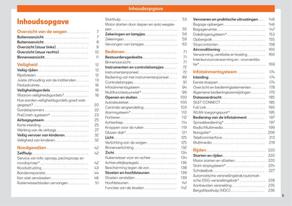 2020-2021 Seat Ateca Owner's Manual | Dutch