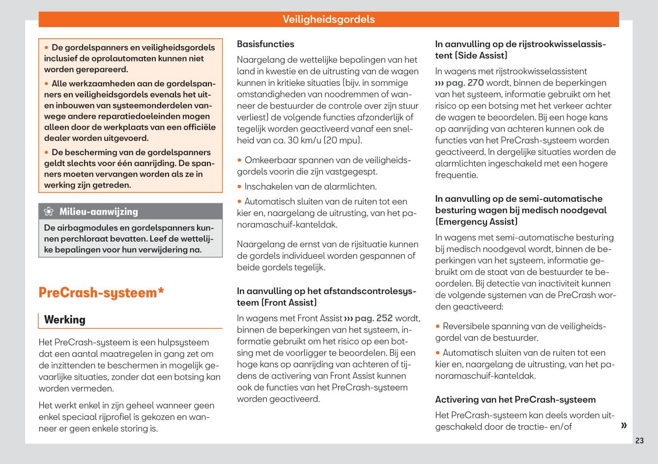 2020-2023 Seat Ateca Gebruikershandleiding | Nederlands