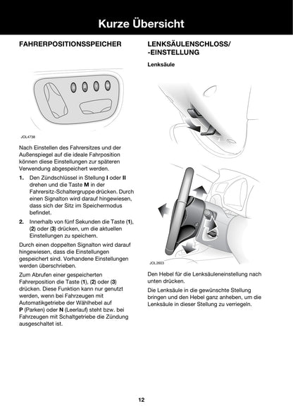 2006-2007 Jaguar X-Type Owner's Manual | German