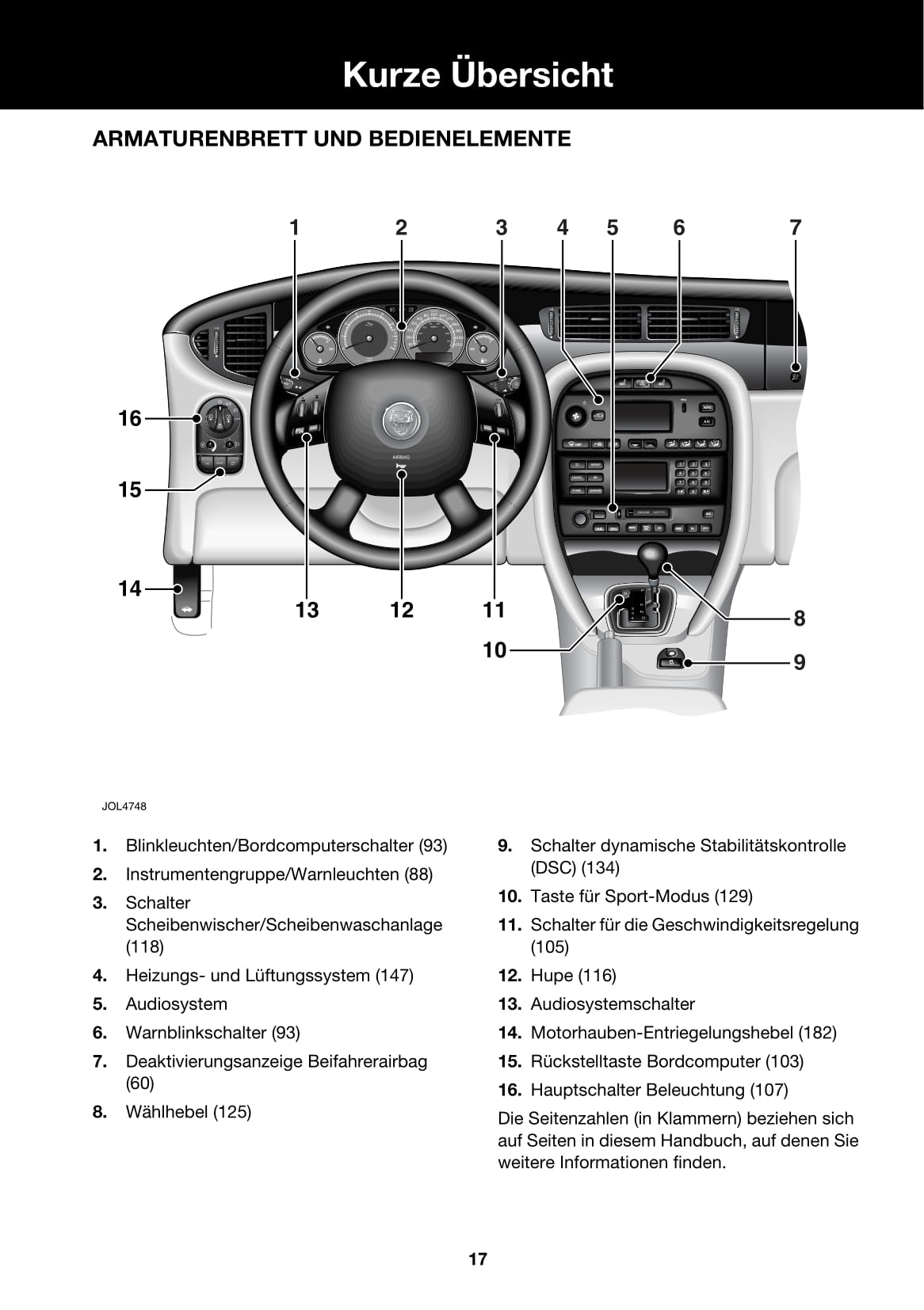 2006-2007 Jaguar X-Type Owner's Manual | German