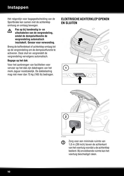 2013-2014 Jaguar XF Owner's Manual | Dutch