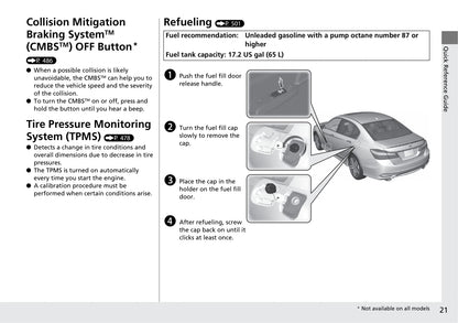 2017 Honda Accord Sedan Owner's Manual | English