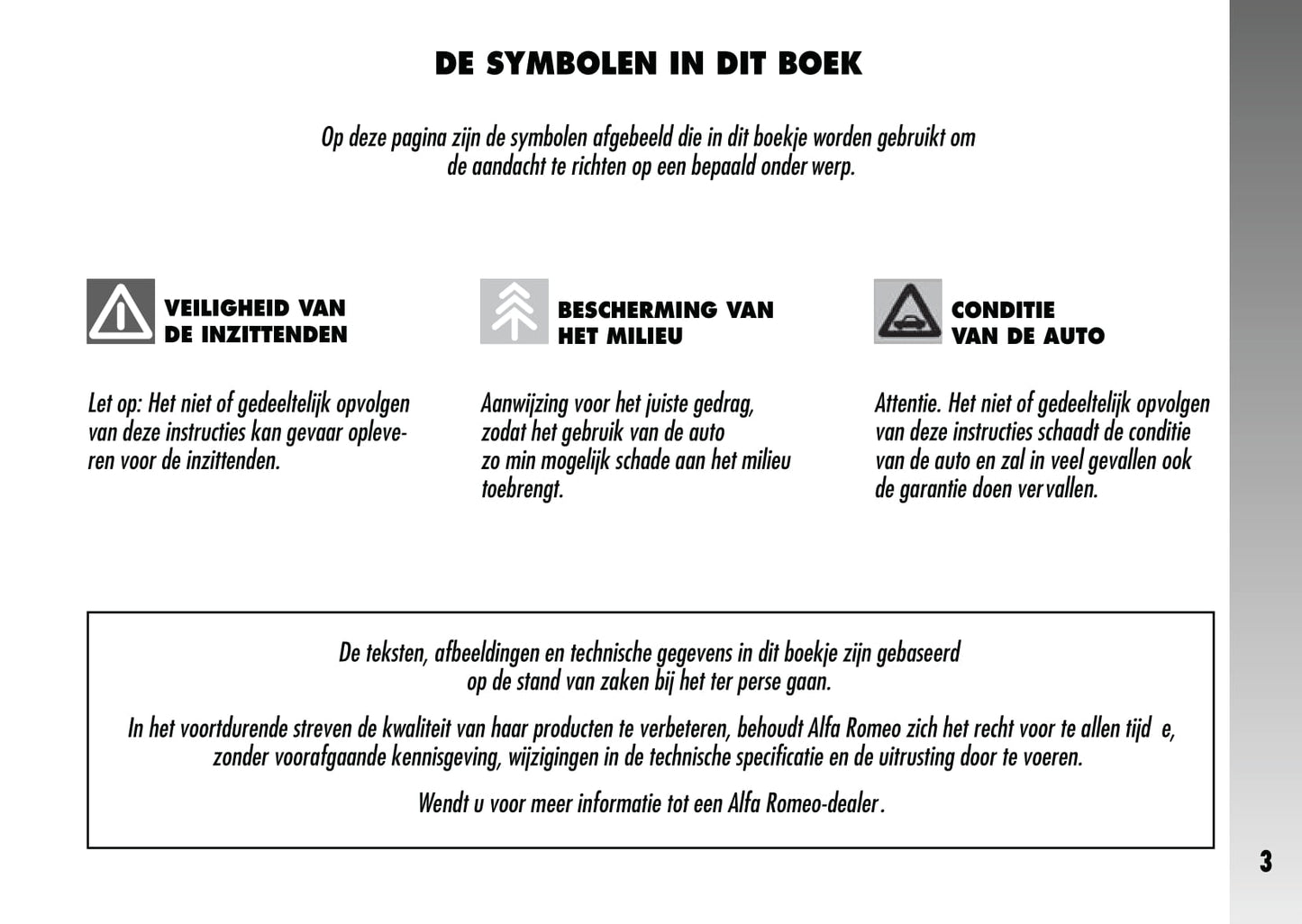 2003-2005 Alfa Romeo 156 GTA Owner's Manual | Dutch