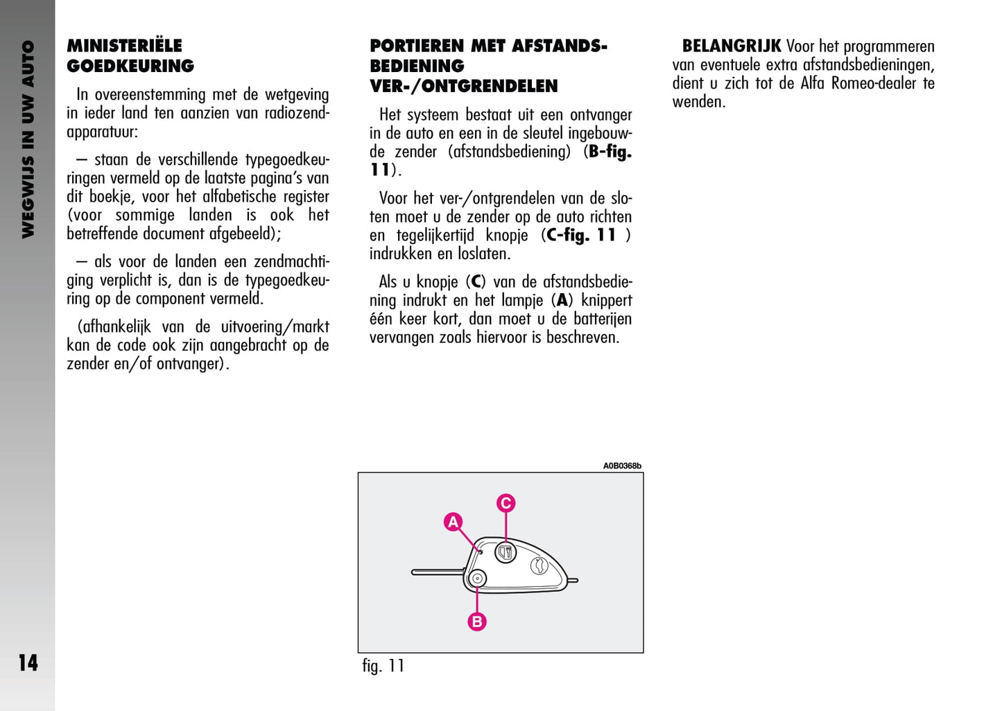 2003-2005 Alfa Romeo 156 GTA Owner's Manual | Dutch