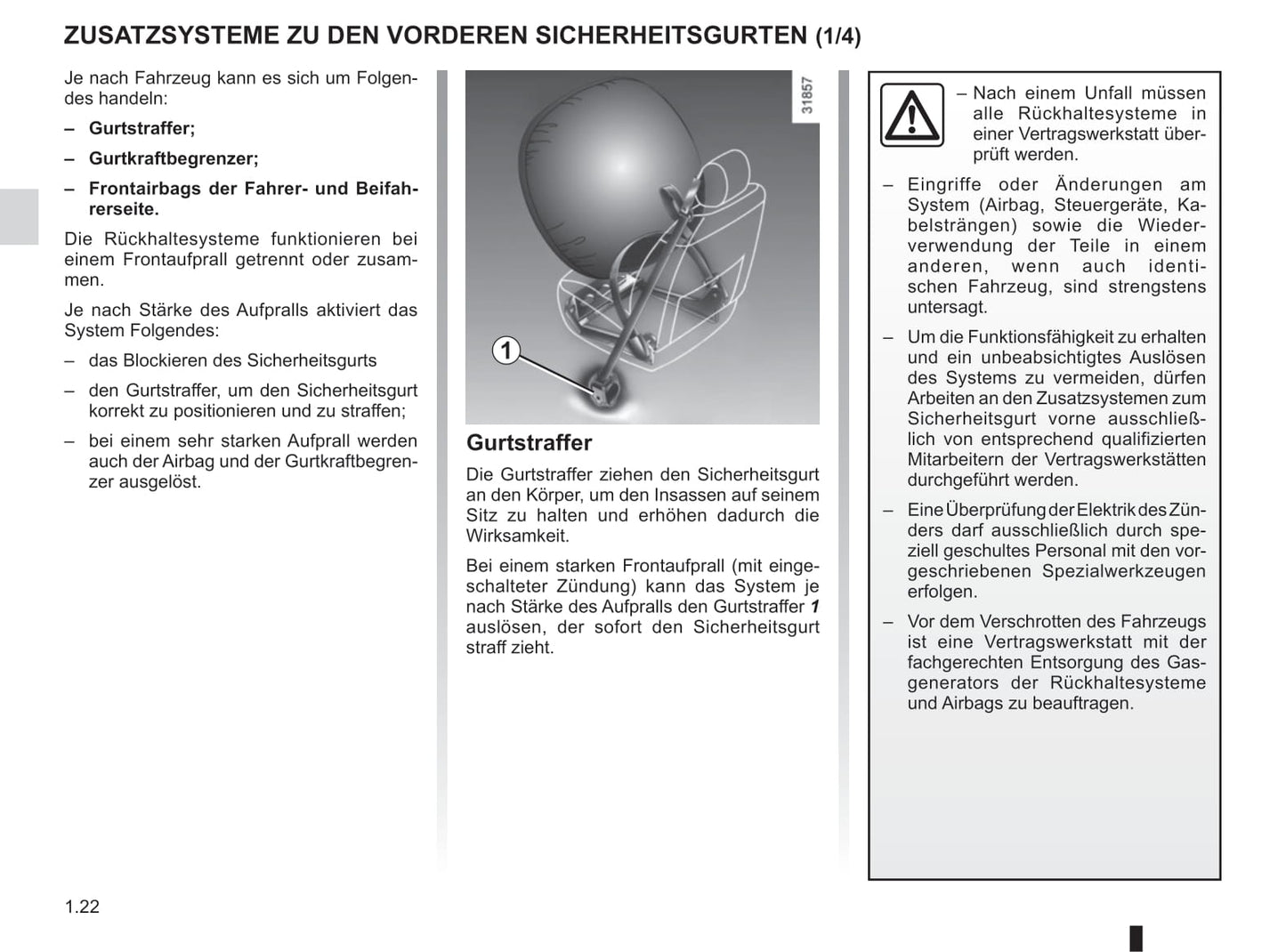 2015-2016 Dacia Dokker Van Owner's Manual | German