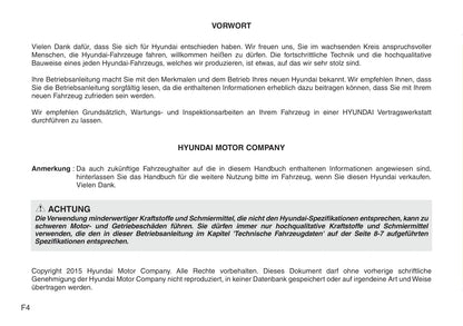 2016-2019 Hyundai Santa Fe Gebruikershandleiding | Duits