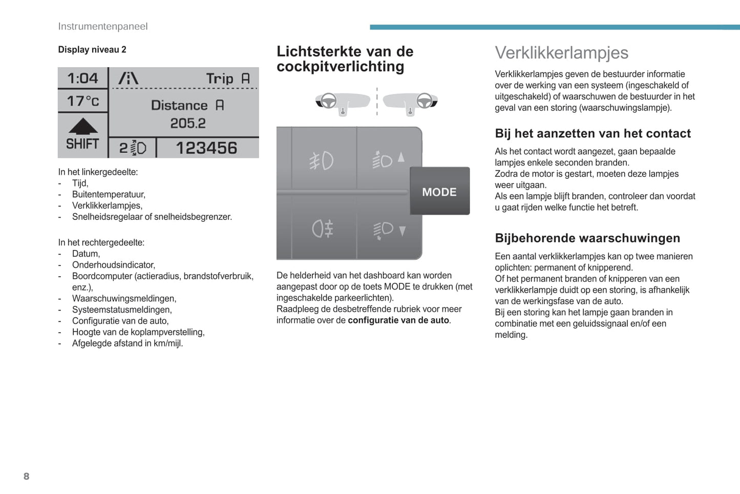 2017-2019 Peugeot Boxer Owner's Manual | Dutch