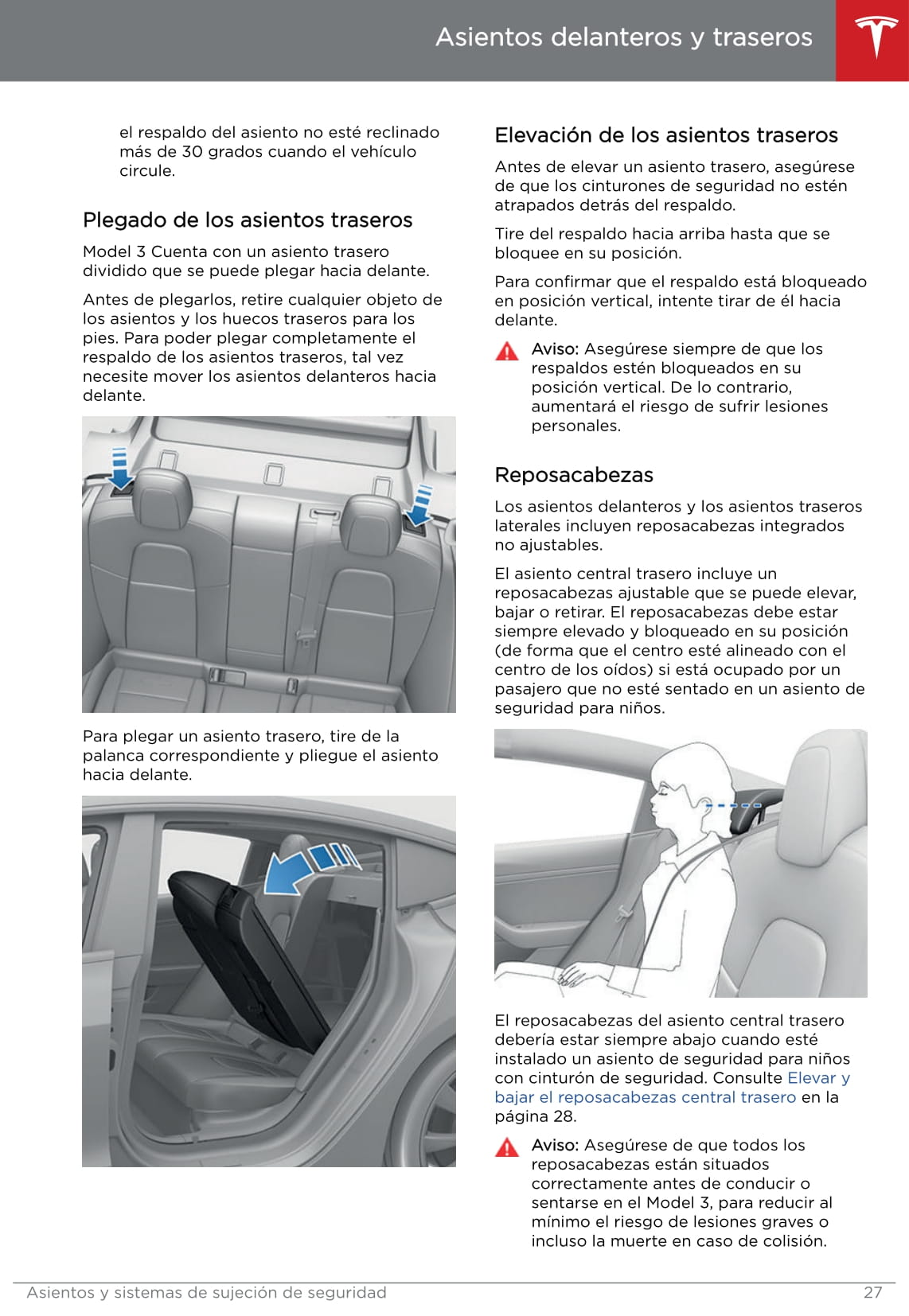 2019 Tesla Model 3 Owner’s Manual | Spanish – Car Manuals