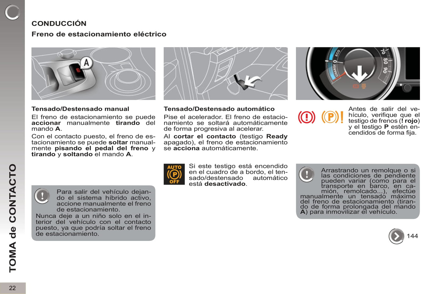 2012-2013 Peugeot 3008 HYbrid4 Gebruikershandleiding | Spaans