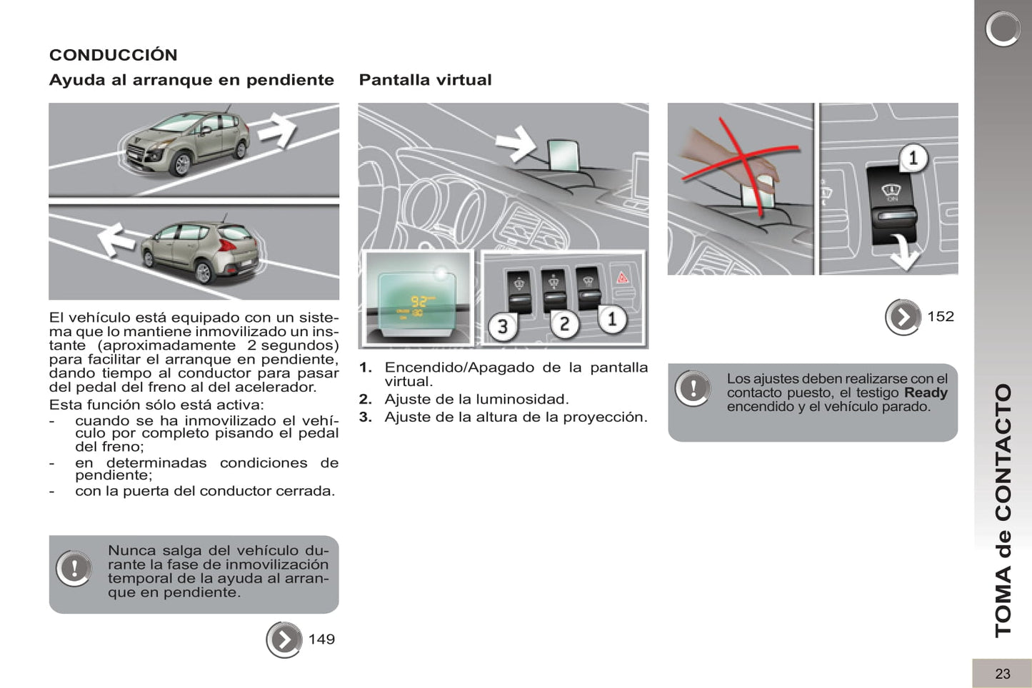 2012-2013 Peugeot 3008 HYbrid4 Gebruikershandleiding | Spaans