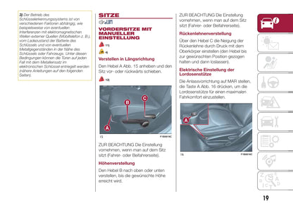 2015-2018 Fiat 500X Owner's Manual | German
